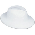 Roaring 20's White Velour Fedora - 24 Pack